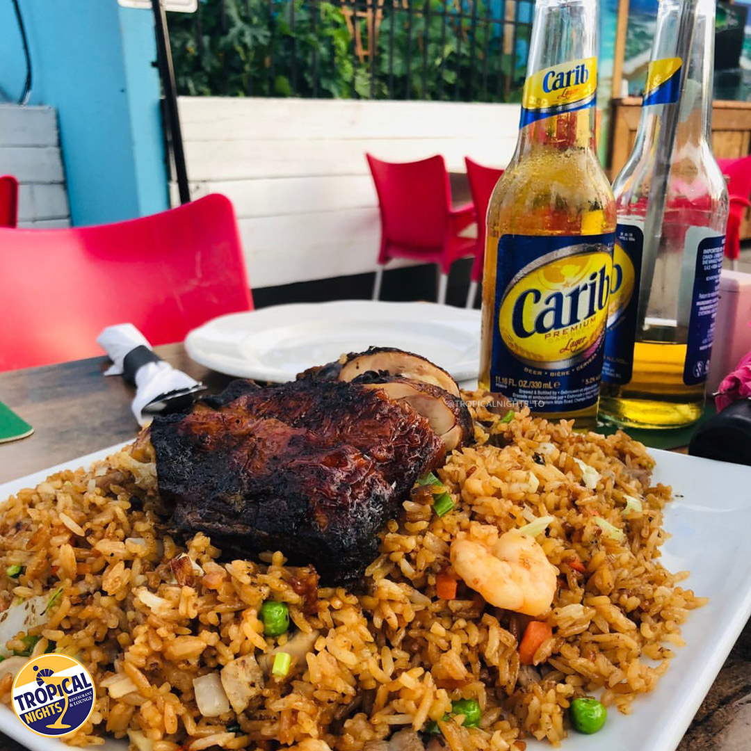 tropicalnightsrestaurantandlounge-torontopatio-friedrice-jerkchicken